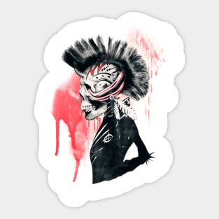 Punk Skull Sticker